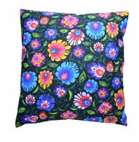 Poszewka poduszka bawełna łowicka ludowa 40x40