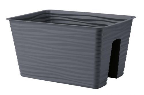 Doniczka na balustradę Sahara 40 | Antracyt na Arena.pl