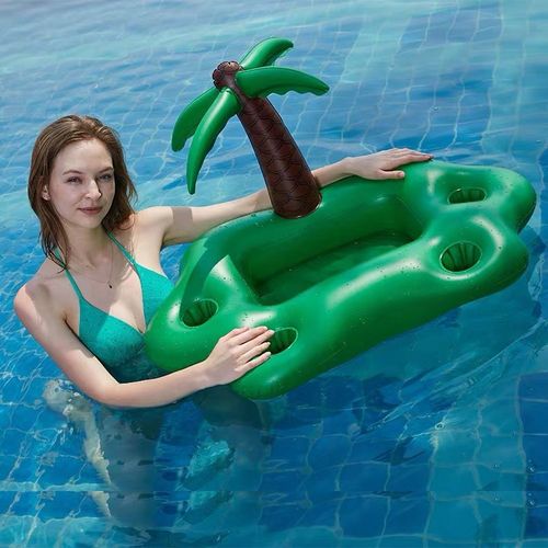 DMUCHANA PODSTAWKA NA NAPOJE KUBEK WYSPA MATERAC na Arena.pl