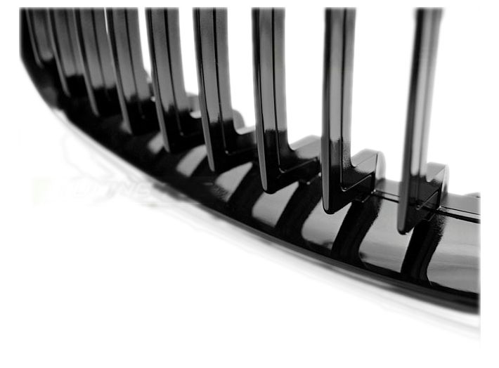 GRILL NERKI BMW E87/E81 07-11 BLACK POŁYSK zdjęcie 3