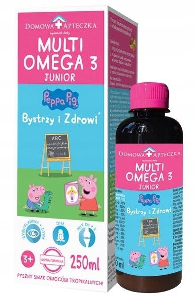 DOMOWA APTECZKA MultiOmega 3 Junior owocowy 250 ml zdjęcie 1
