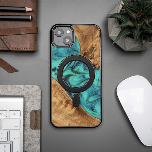 etui bewood unique do iphone 15 plus - turquoise z magsafe na Arena.pl