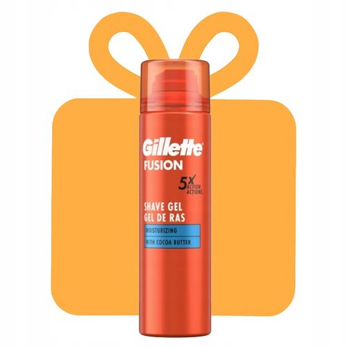 Gillette Fusion Żel Do Golenia Moisturising 200 ml x3 na Arena.pl