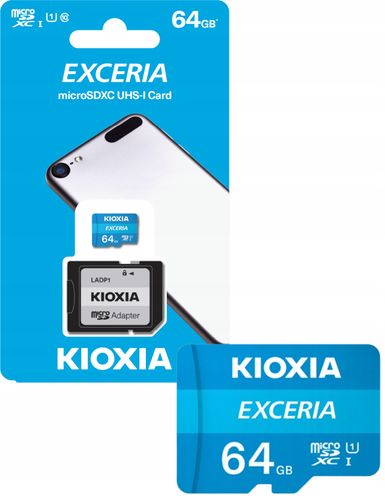 Karta pamięci microSDHC 64GB class 10 KIOXIA na Arena.pl