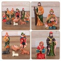 FIGURKI DO SZOPKI ZESTAW 10 szt. JEZUS MARYJA SZOPKA BOŻONARODZENIOWA