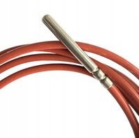 Czujnik temperatury PT100, osłona 5mm kabel silikonowy długość 5m
