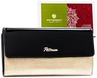 portfel skórzany ptn lj-415-1643 black-gold