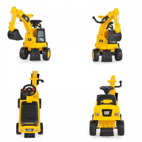 Koparka CATERPILLAR dla dzieci CAT JEŹDZIK ODPYCHACZ ruchoma łyżka DŹWIĘKI na Arena.pl
