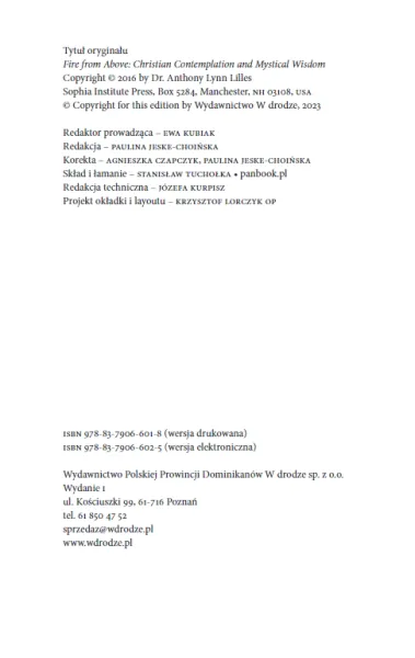 Ogień z nieba. Dar kontemplacji zdjęcie 4