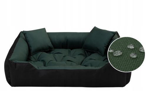 Legowisko dla Psa Kota Posłanie Kanapa Kojec Wodoodporne Zielone 75x65 cm na Arena.pl