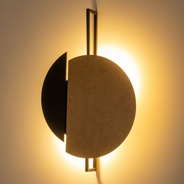 Naścienna lampa Sunset Natural C 10578 Nowodvorski sun drewniana zdjęcie 2