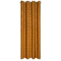 Zasłona z welwetu na przelotkach OCTAVIA 140x250 miodowa