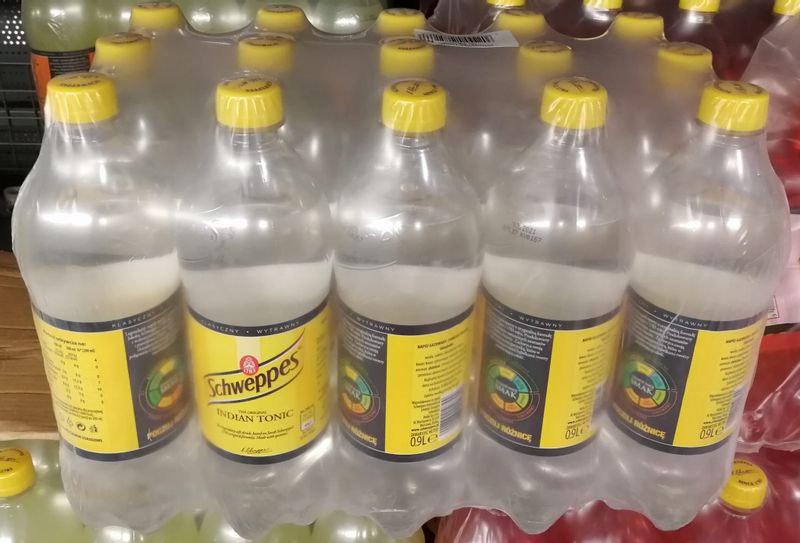 Schweppes 0,85l Tonic - karton zdjęcie 1
