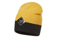 Broel IBEN czapka dla chłopca na jesień grafit-miodowy 44-46