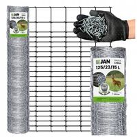 SIATKA LEŚNA ogrodzeniowa 125/23/15 L 50m Gęsta Kury Kaczki Zające GRATIS