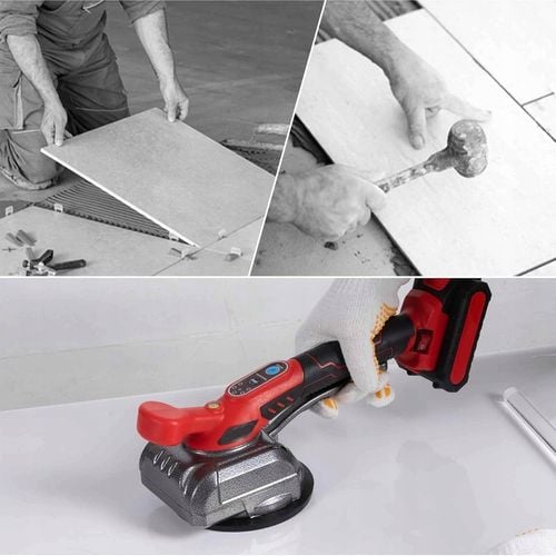 PRZYSSAWKA WIBRUJĄCA DO PŁYTEK WIBRATOR DO POZIOMOWANIA 2xAKU MOCNA na Arena.pl