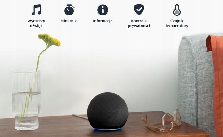 Głośnik Inteligentny Amazon Echo Dot 5 Niebieski zdjęcie 10
