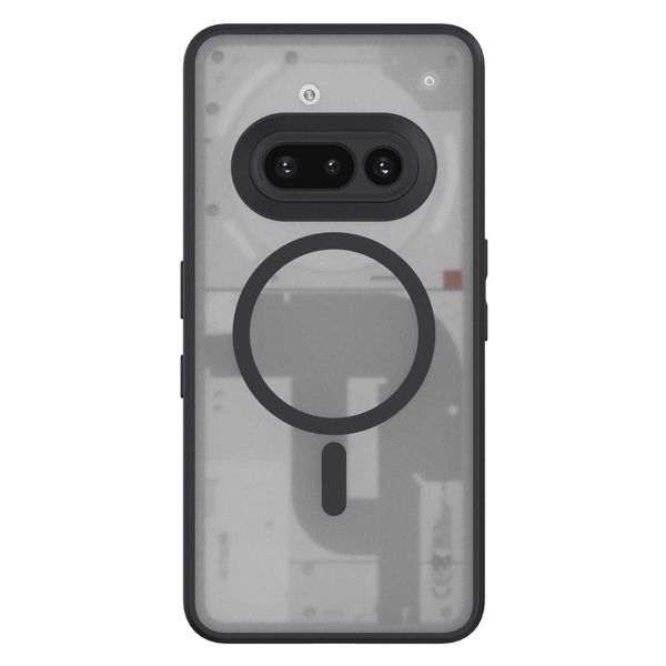 Spacecase Hybrid Mag Nothing Phone 3A Black zdjęcie 8