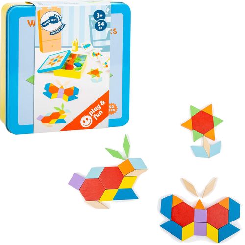 Drewniana gra Tangram na Arena.pl