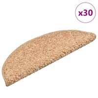 Maty na schody 30 szt. 56x17x3 cm, złote, półokrągłe