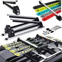 UCHWYT BAGAŻNIK NARCIARSKI NA NARTY 5 PAR 4 DESKI