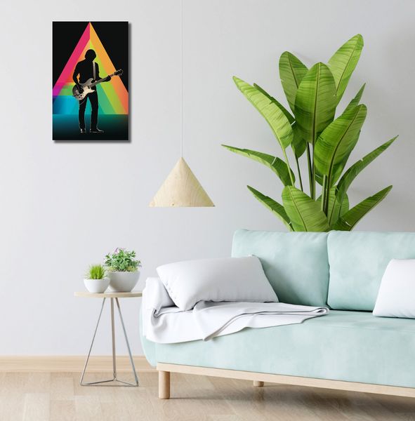 Obraz 30x50cm Pryzmat przez Gitarę zdjęcie 2