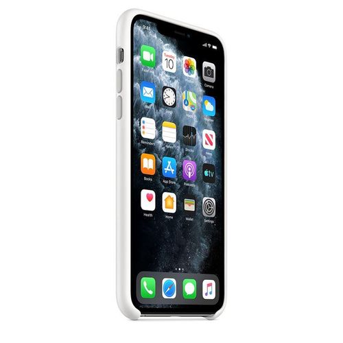 Apple Silicone Case - Silikonowe etui iPhone 11 Pro Max (biały) na Arena.pl