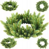 PREMIUM STROIK ŚWIĄTECZNY WIANEK DEKORACYJNY OZDOBA NA DRZWI średnica 45 cm