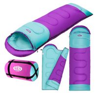 NILS Duży Śpiwór Turystyczny Mumia Ciepły Z Kapturem 205x75 cm