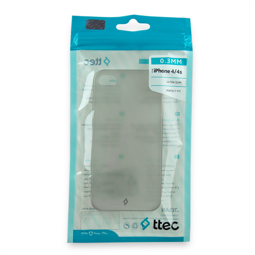TTEC 0.3mm Etui iPhone 4/4S szare na Arena.pl