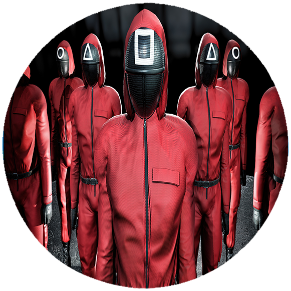 Opłatek na tort Squid Game zdjęcie 1