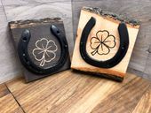 Oryginalny prezent na szczęście końska podkowa koniczyna czterolistna