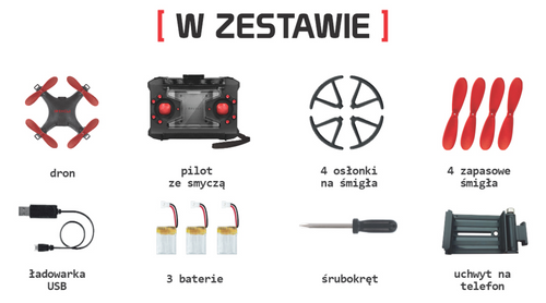 MINI DRON FOREVER PIXEL Z KAMERĄ WIFI na Arena.pl