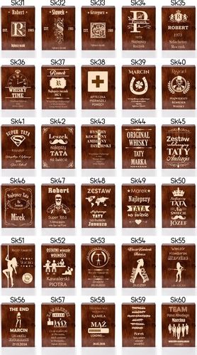 SKRZYNKA KARAFKA SZKLANKI DO WHISKY Z GRAWEREM! na Arena.pl