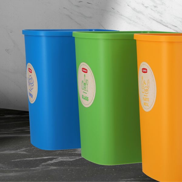Curver Kosz Na Śmieci Pojemnik 10L 3 Kolory 3 szt zdjęcie 7