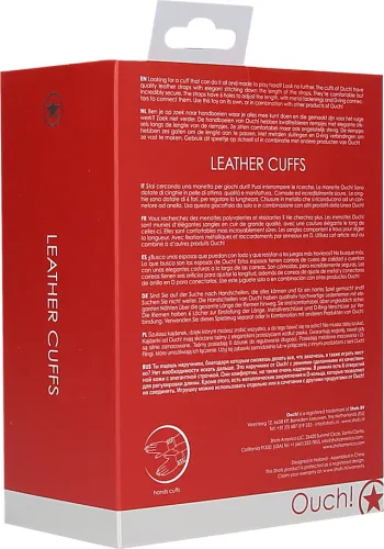 ouch! - skórzane mankiety na Arena.pl