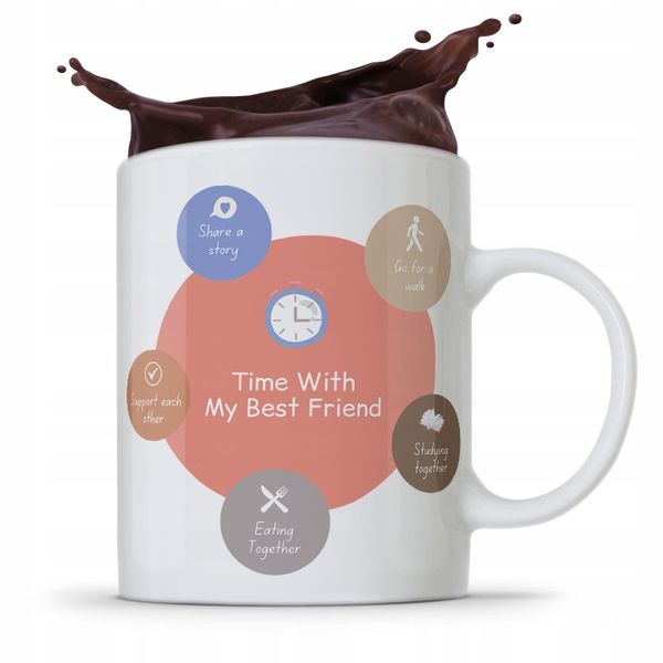 Kubek Prezent Dla Przyjaciela My Best Friends Z Nadrukiem Ze Zdjęciem zdjęcie 1