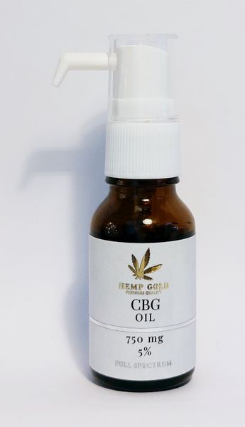 Olejek CBG 5% 15 ml Hemp Gold FULL SPECTRUM zdjęcie 1