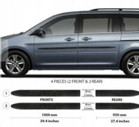 Honda ODYSSEY 2005-2010 Listwy CZARNE Boczne Drzwi
