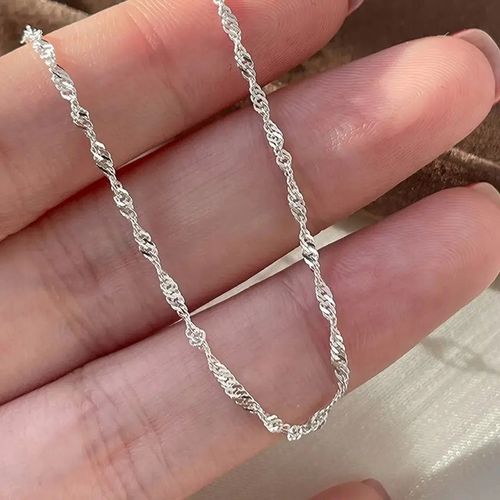 Łańcuszek Srebrny Medalik Naszyjnik 925 Na Komunię Chrzest UPOMINEK GRATIS na Arena.pl