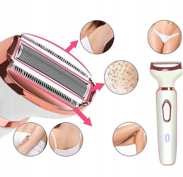 TRYMER DEPILATOR DO BIKINI GOLARKA DAMSKA golarka do twarzy ciała kobieca zdjęcie 11