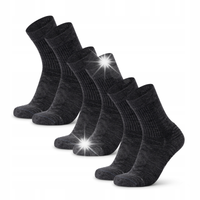 Lekkie Skarpety Trekkingowe Merino DANISH ENDURANCE Turystyczne 3-pak 39-42