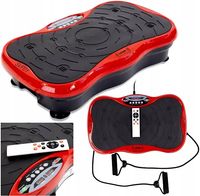 Platforma Wibracyjna Wibrująca Treningowa Masażer Z Linkami HMS SVP01 RED