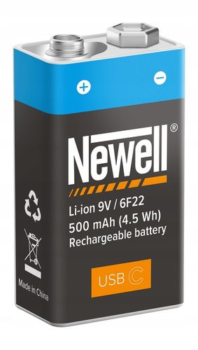 Akumulator Bateria Newell 9 V R9 USB-C 500 mAh na Arena.pl