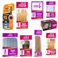 Zestaw do grilla piknik XL PREMIUM sztućce tacki