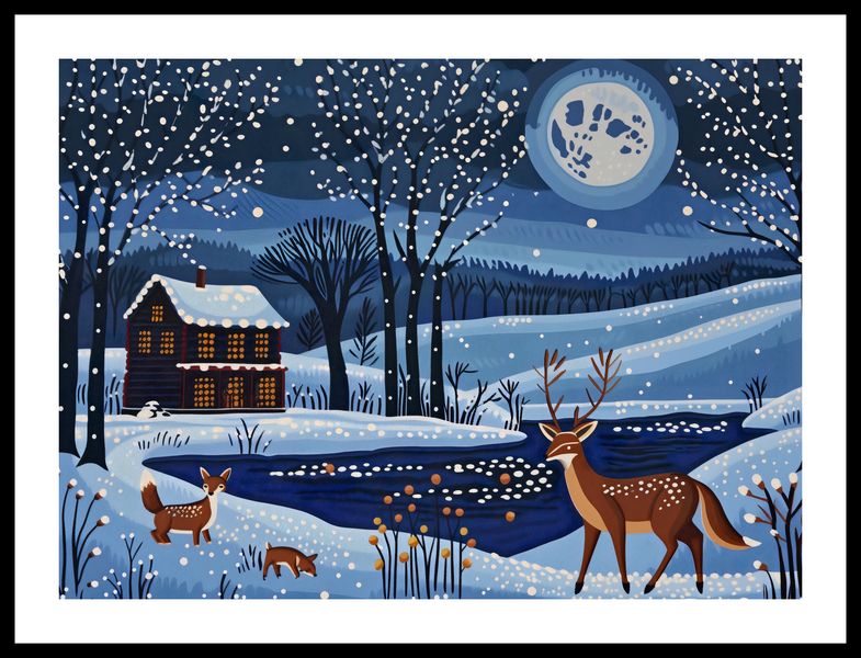 Plakat 55x40cm Przyszła Zima zdjęcie 3