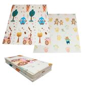 składana mata 150x180x1cm - przyroda/misie