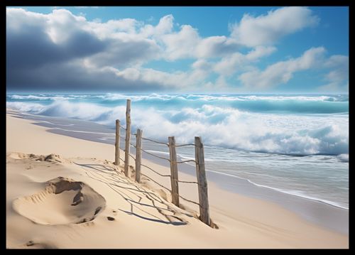 Plakat 59,4x42cm Szepty Oceanu na Arena.pl