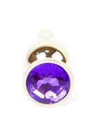 Mylove Toys - Jewellery Gold Butt Plug- Purple