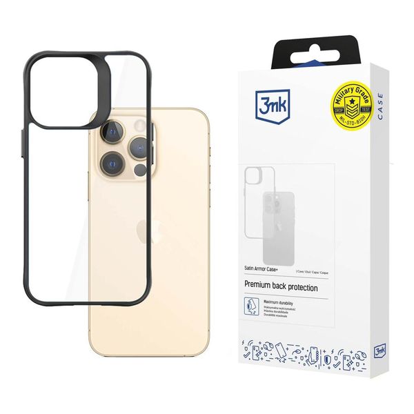 Satynowe etui na Apple iPhone 13 Pro Max - 3mk Satin Armor Case+ zdjęcie 1